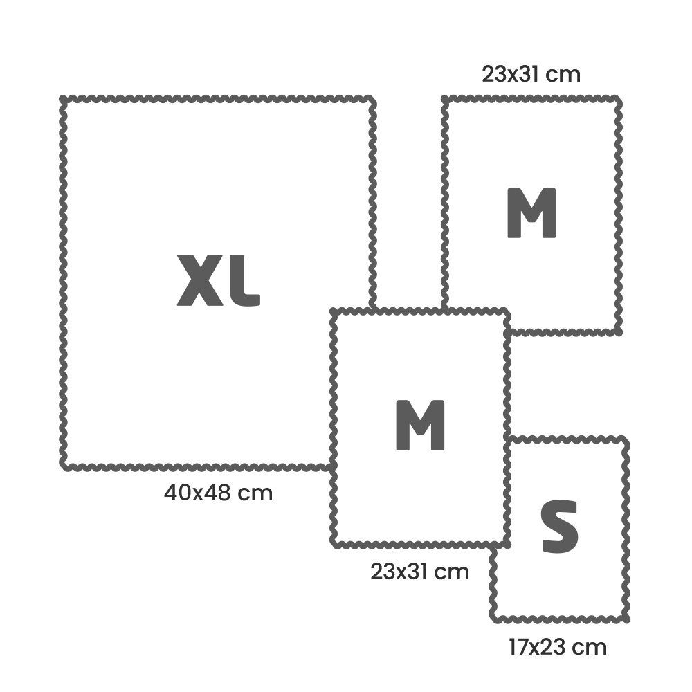 Obloge iz čebeljega voska - Multipack XL/M/M/S - Bloom