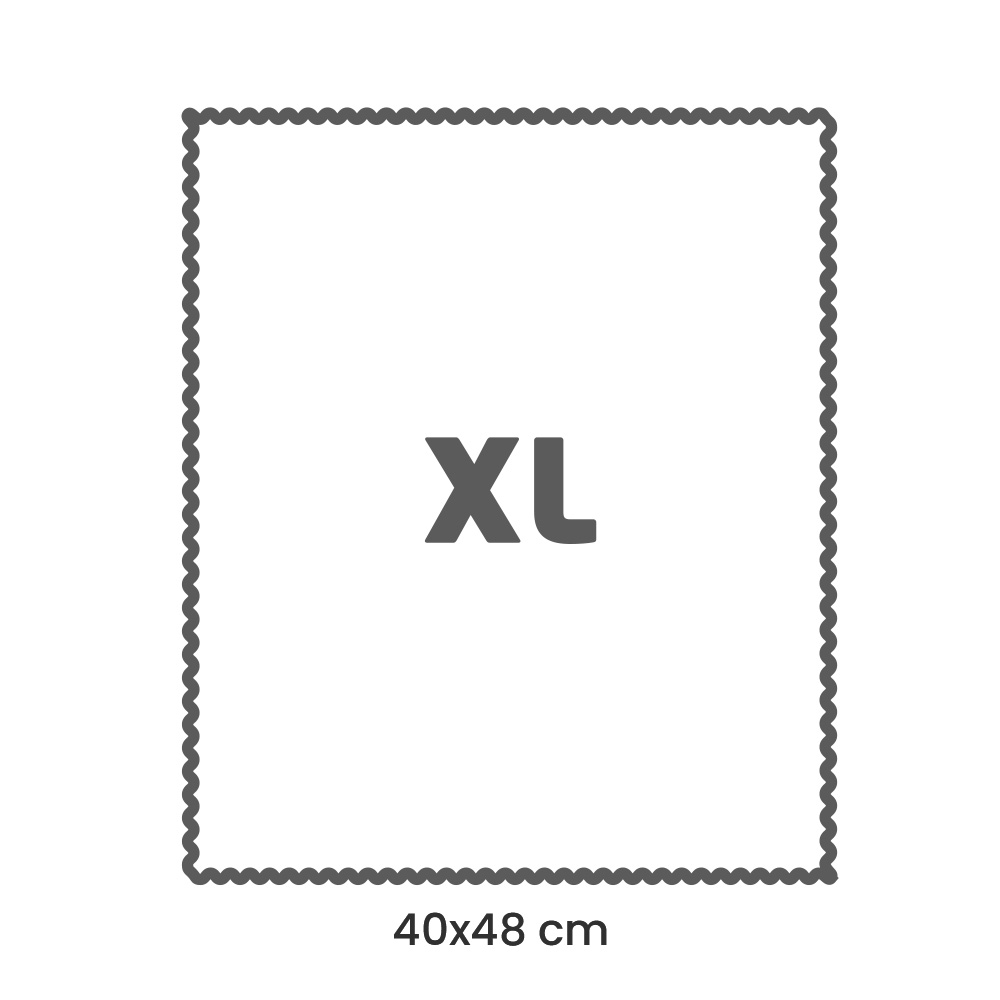 Obloge iz čebeljega voska - XL, Orange Dots, 1 kos