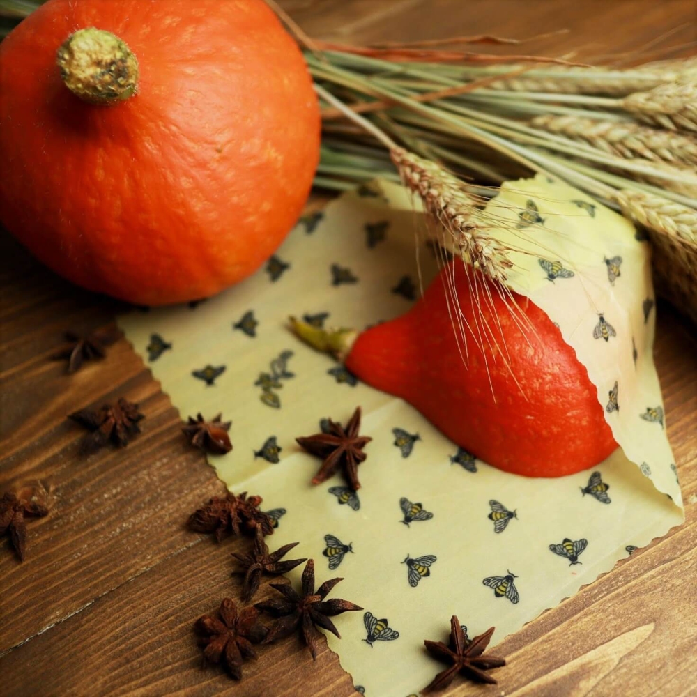 Obloge iz čebeljega voska - Multipack XL/M/M/S, rumene čebele