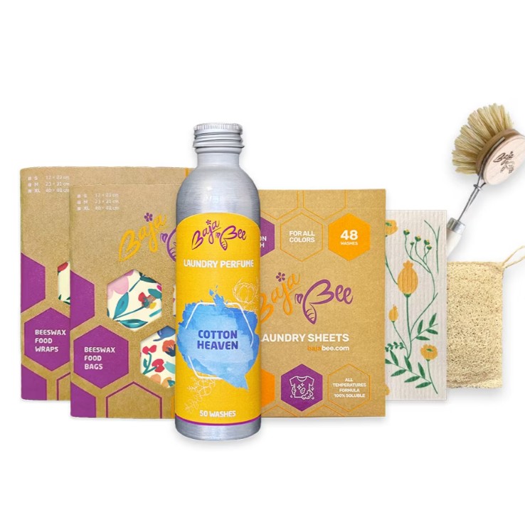 Kako si zgraditi minimalistično gospodinjstvo brez občutka omejenosti: BajaBee Home Eco Set kot osnova