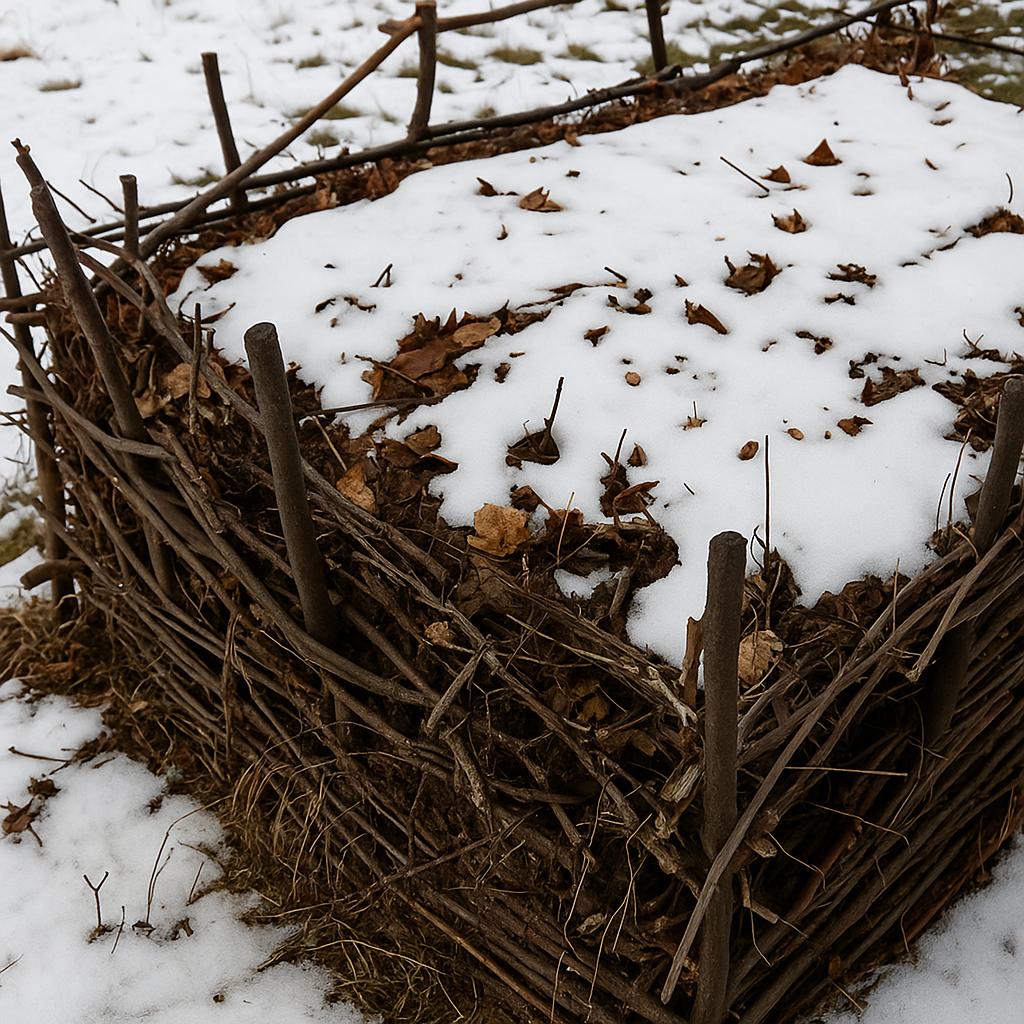 Kompostiranje pozimi – kako to narediti, ko zmrzuje