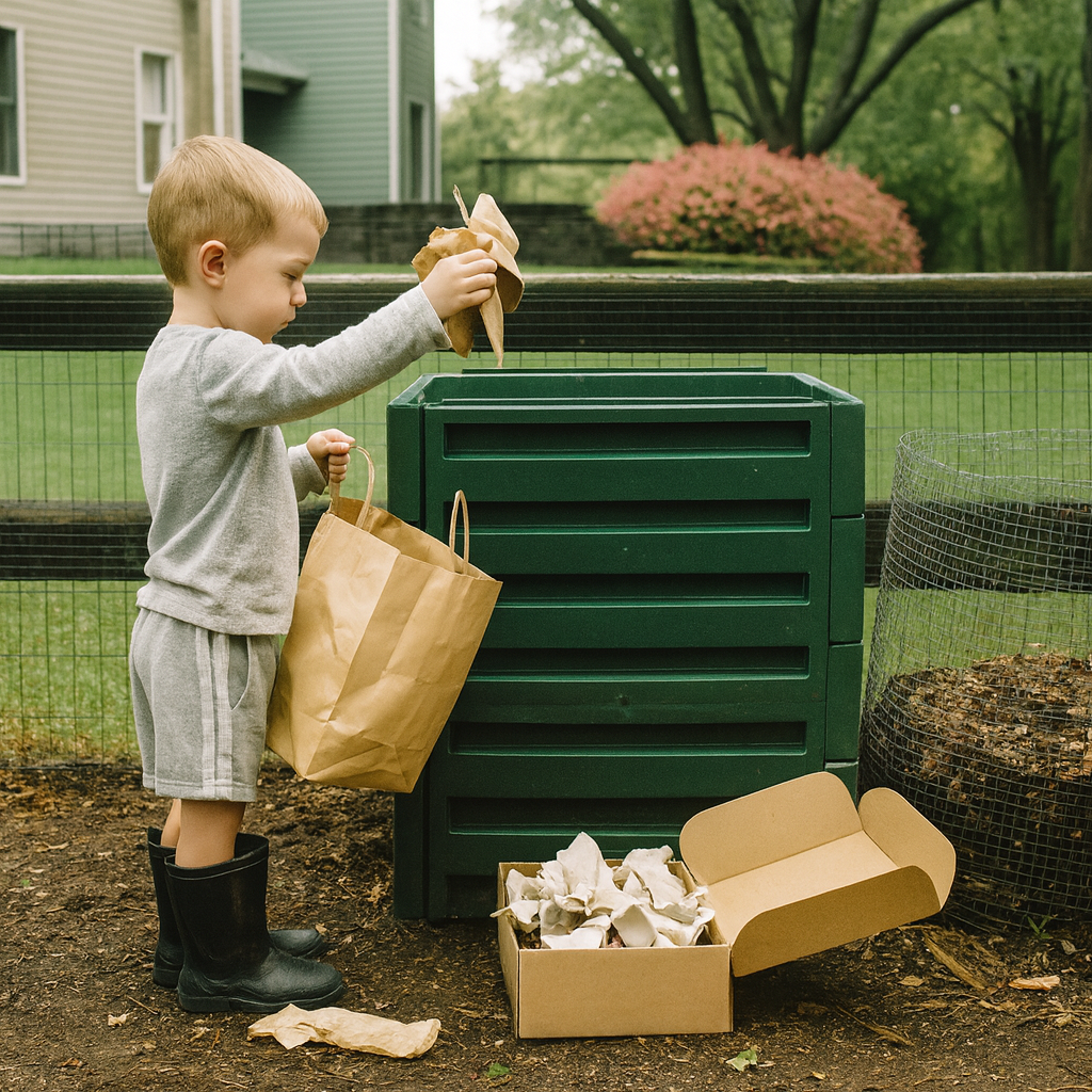 Otroci in kompostiranje: kako vključiti najmlajše v ekološke navade
