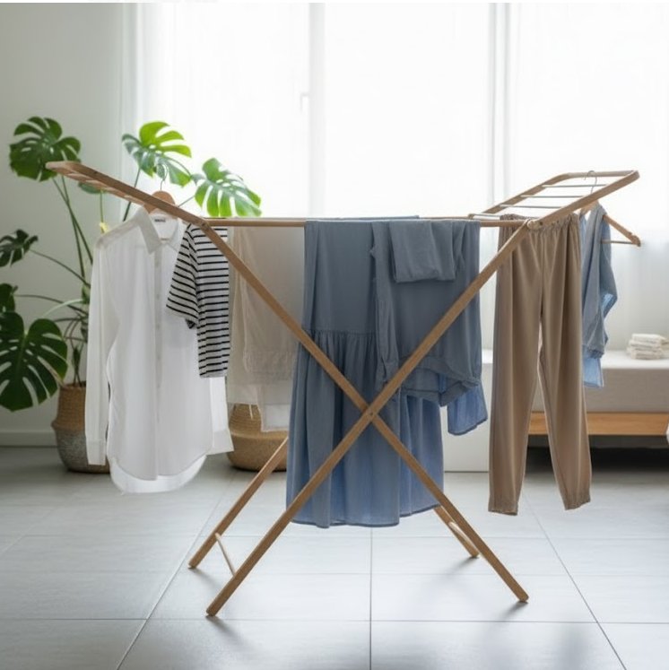 Rešitev za suh zrak in statično perilo med kurilno sezono