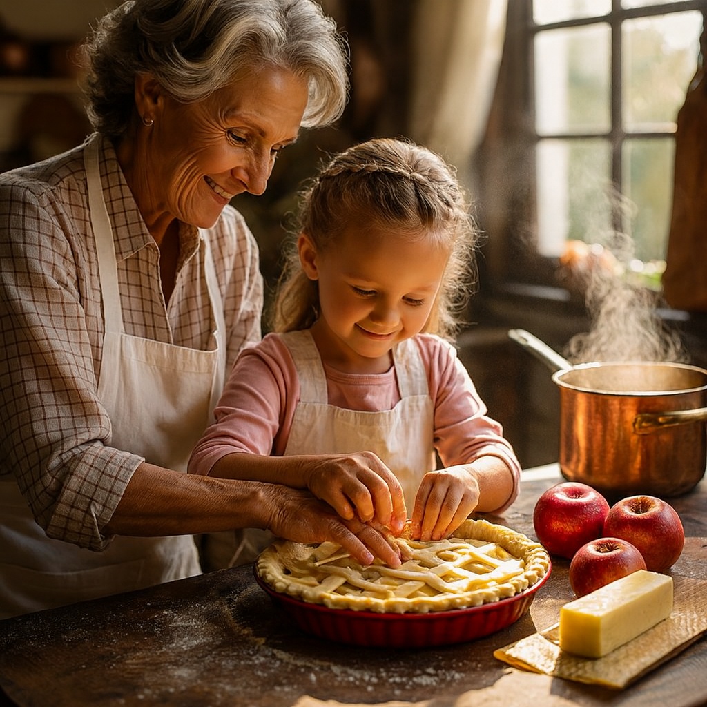 Babica's jabolčni kolač: vonj po otroštvu in domu