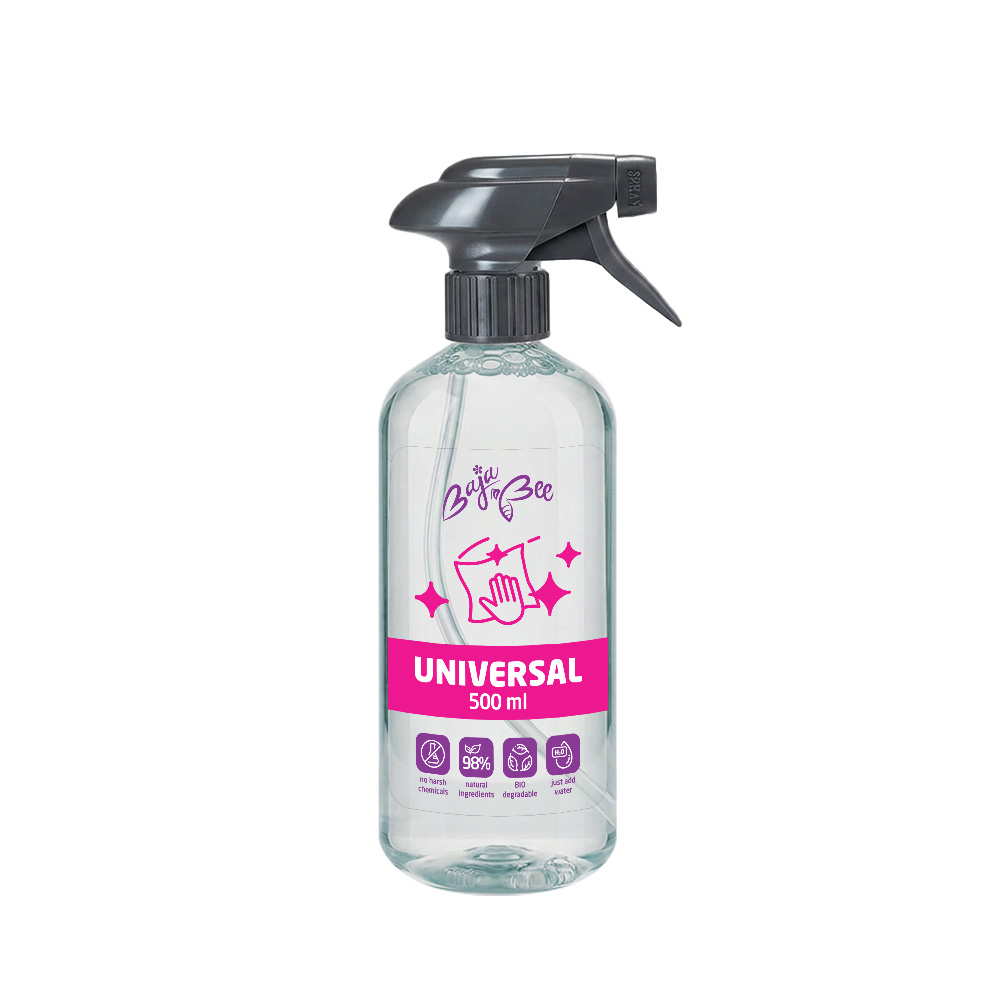 Sticlă cu pulverizator – 500 ml pentru tablete universale de curățare
