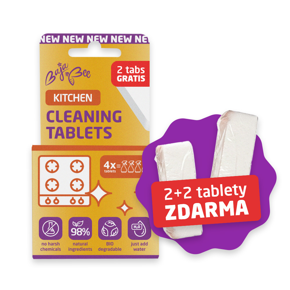 ECO čisticí tablety do kuchyně – 2 + 2 tablety ZDARMA