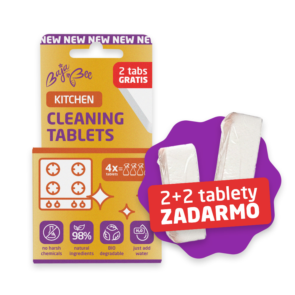 ECO čistiace tablety do kuchyne – 2 + 2 tablety ZADARMO