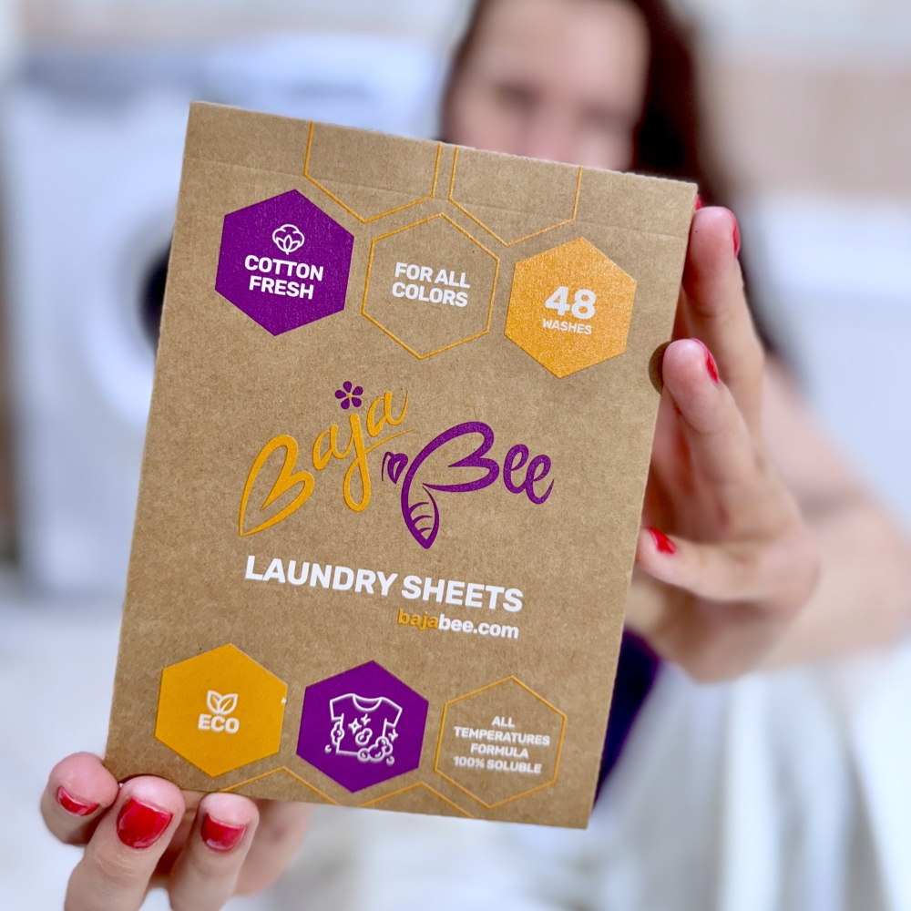Pralni lističi BajaBee – Cotton Fresh, 48 pranj